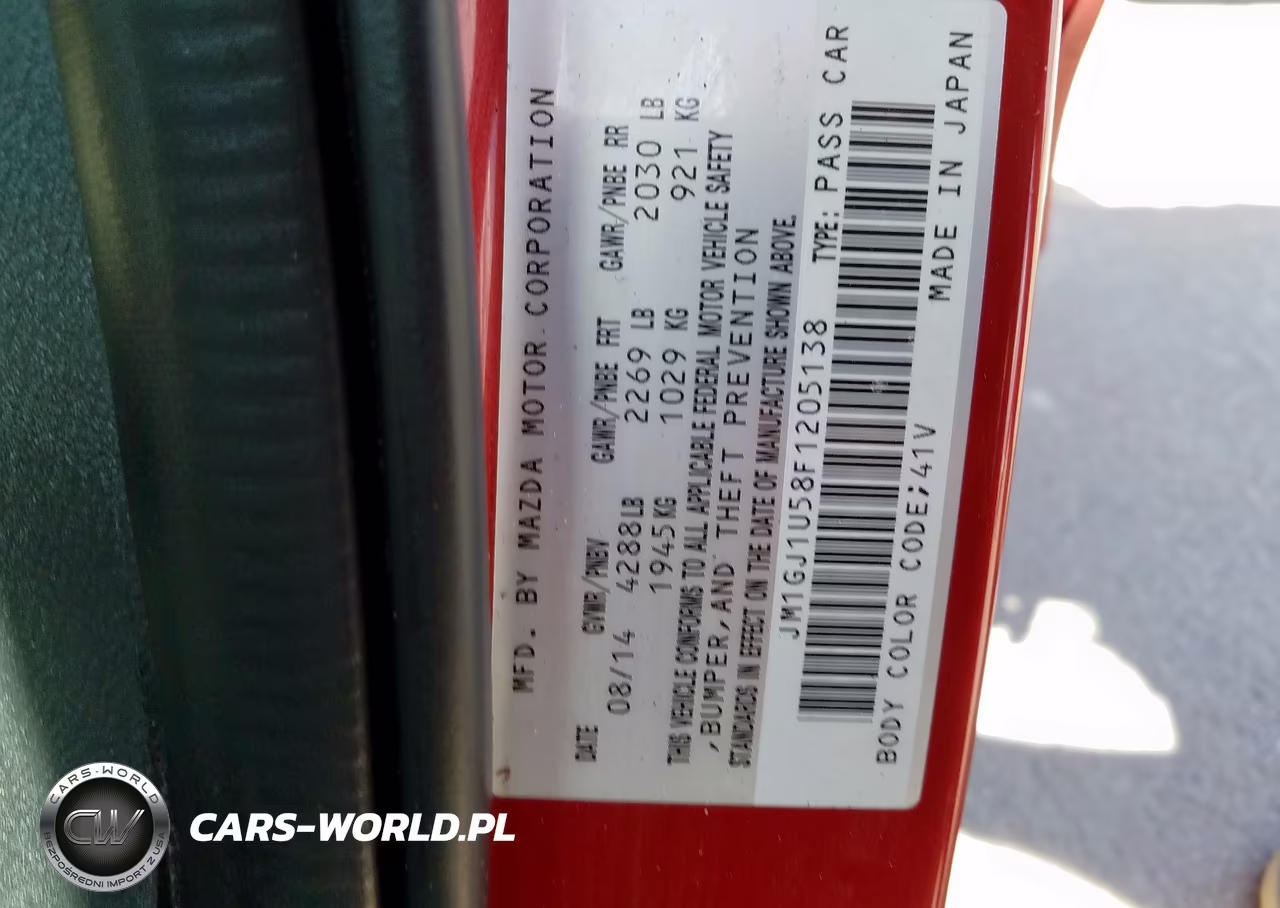 2015 Mazda 6 Sport VIN:JM1GJ1U58F1205138 - 10
