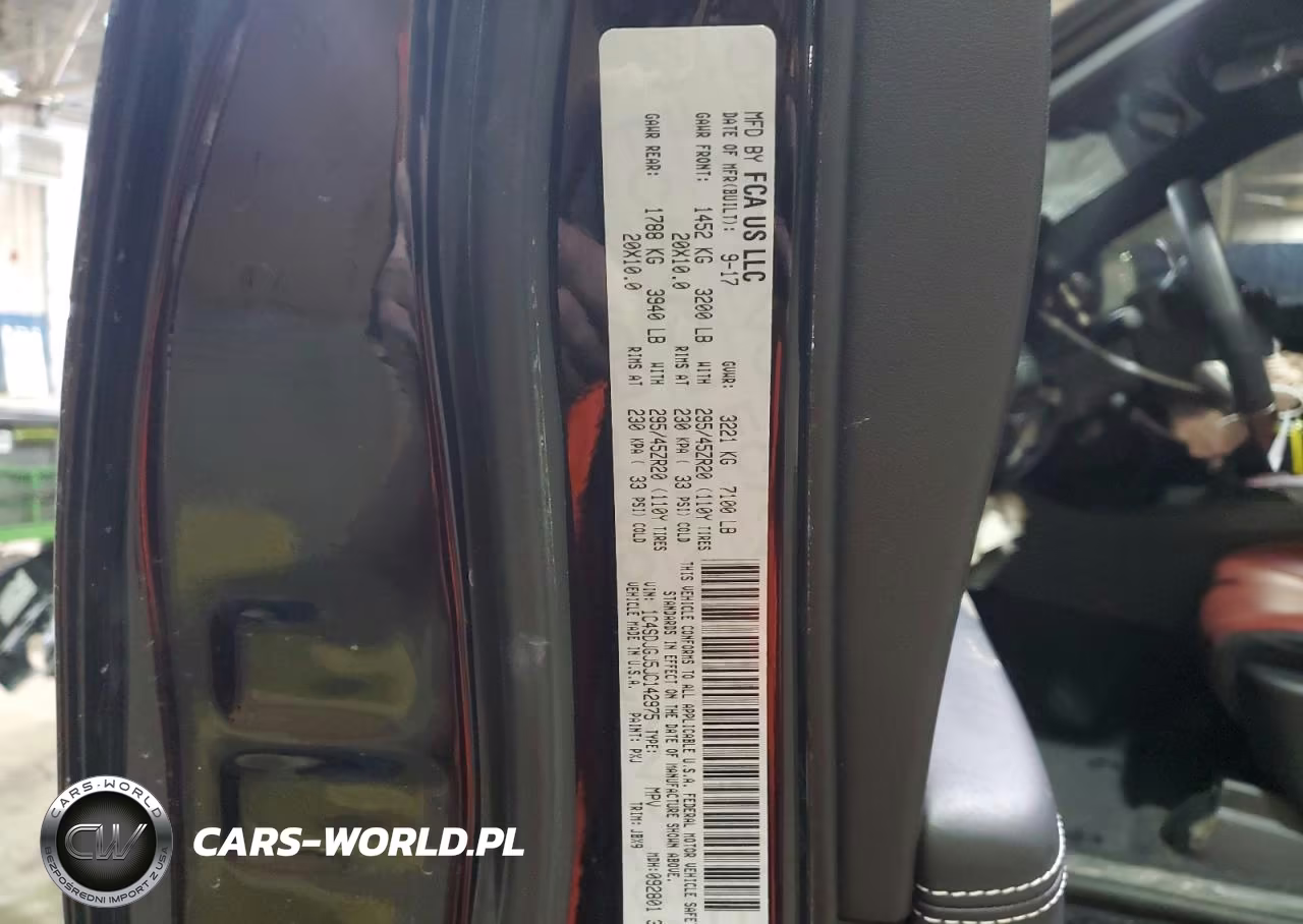 2018 Dodge Durango Srt VIN:1C4SDJGJ5JC142975 - 13