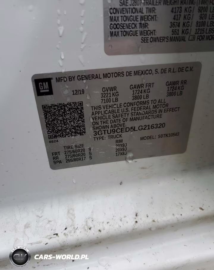 2020 GMC Sierra K1500 Elevation VIN:3GTU9CED5LG216320 - 12