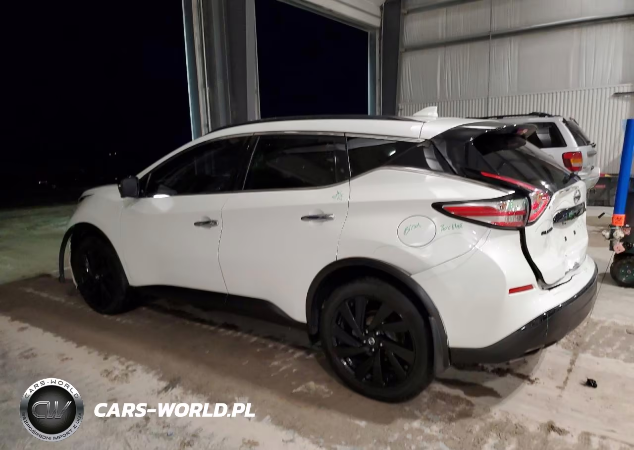 2018 Nissan Murano S-Sl VIN:5N1AZ2MH9JN202230 - 2