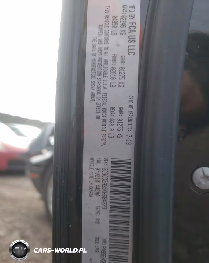 2019 Dodge Challenger Sxt VIN:2C3CDZAG5KH684273 - 12