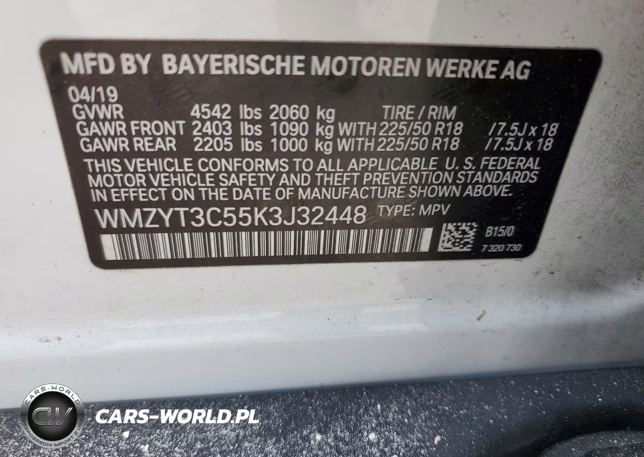 2019 Mini Cooper S Countryman VIN:WMZYT3C55K3J32448 - 12