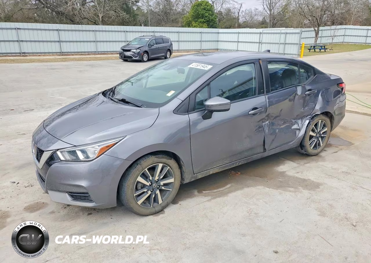 2021 Nissan Versa Sv VIN:3N1CN8EV5ML857072 - 1
