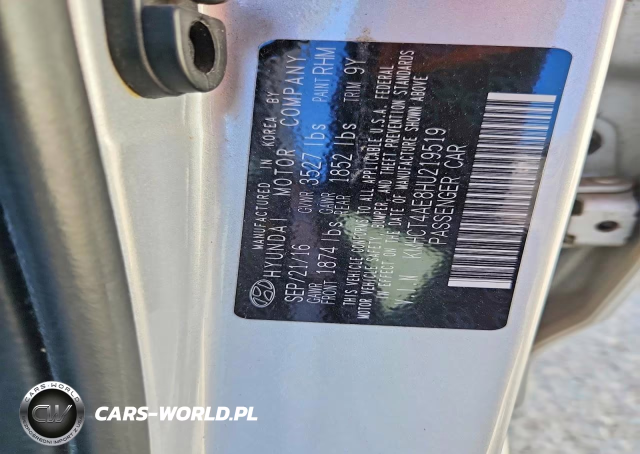 2017 Hyundai Accent Se VIN:KMHCT4AE8HU219519 - 12