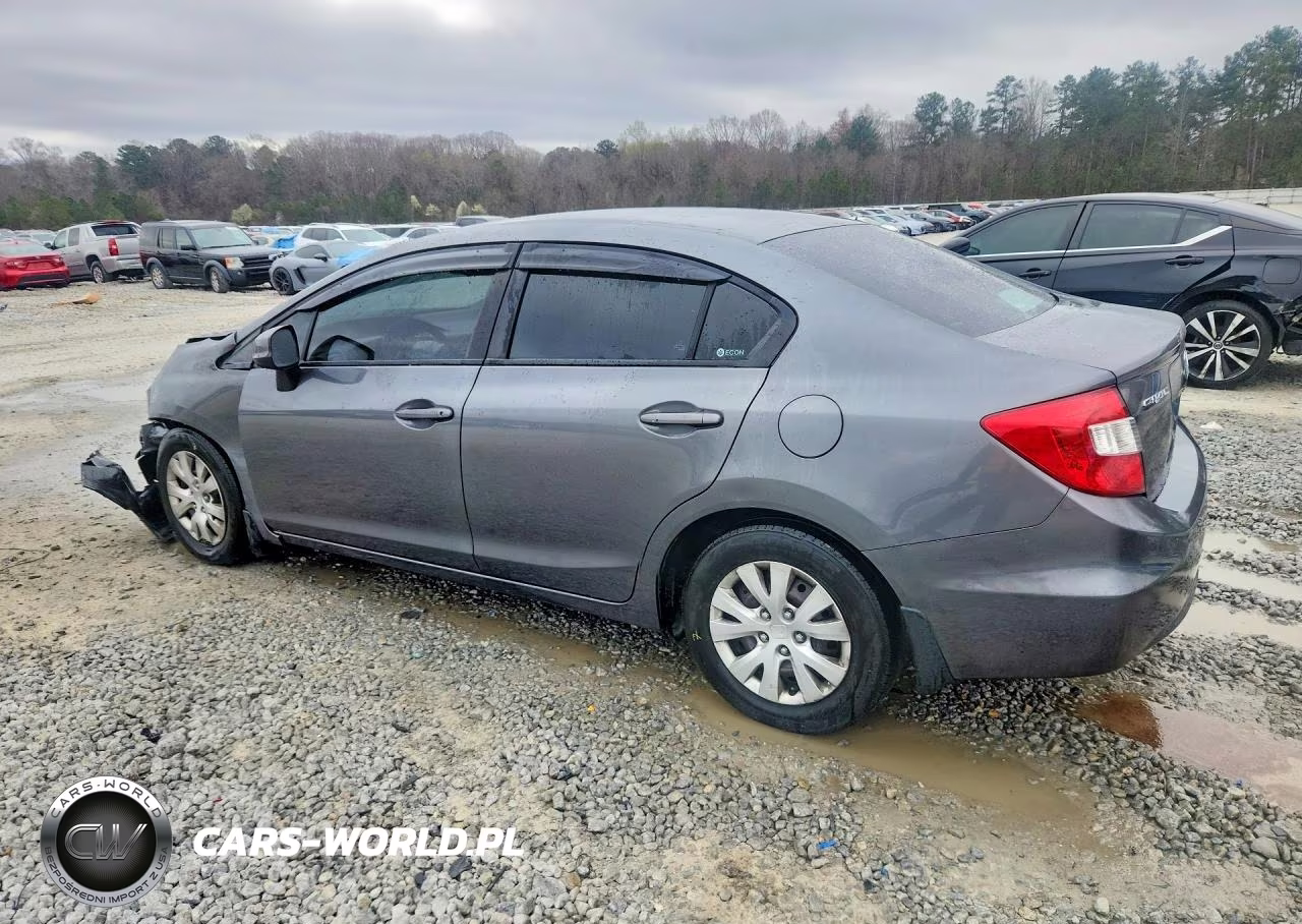 2012 Honda Civic Lx VIN:19XFB2F57CE003539 - 2