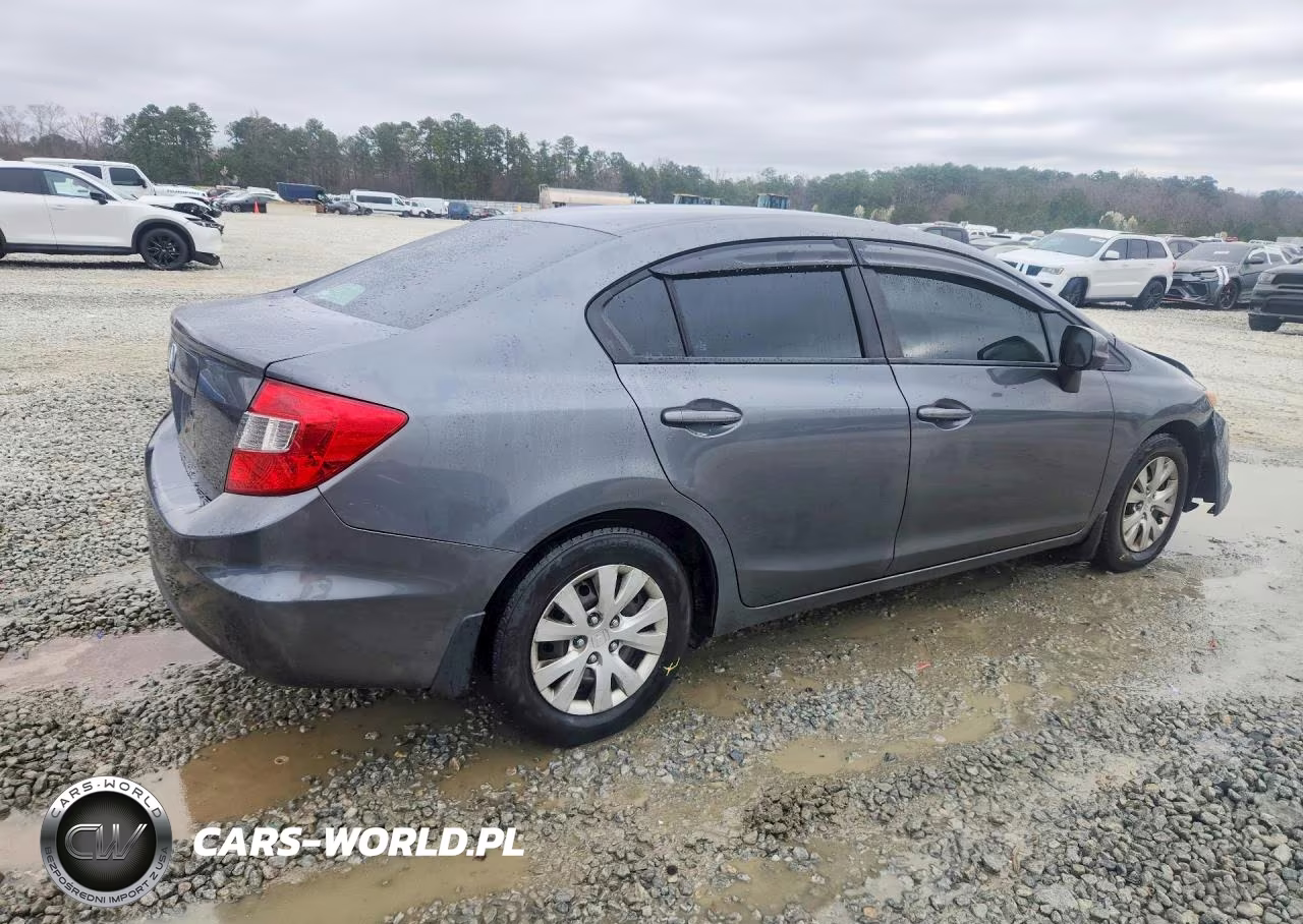 2012 Honda Civic Lx VIN:19XFB2F57CE003539 - 3