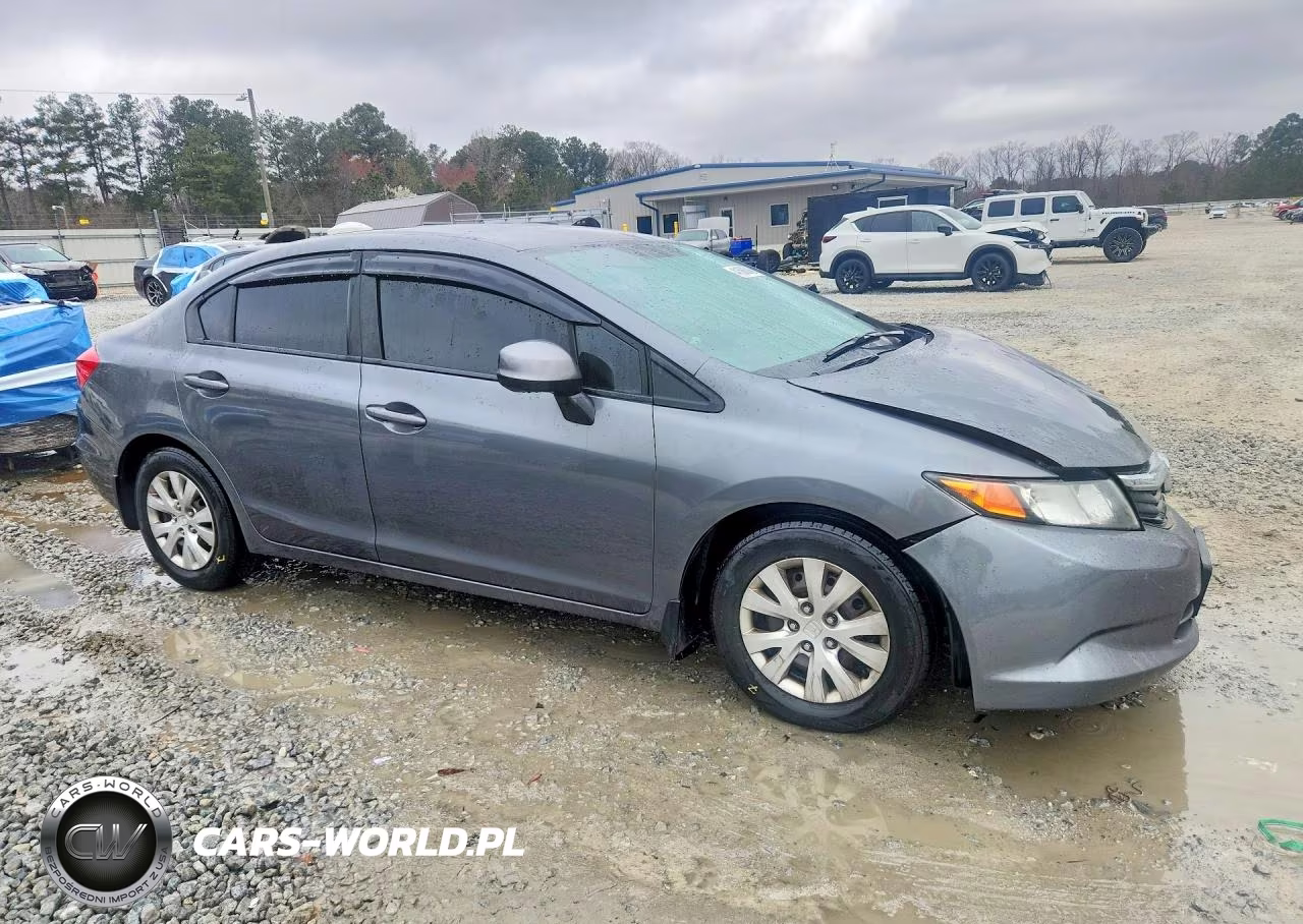 2012 Honda Civic Lx VIN:19XFB2F57CE003539 - 4