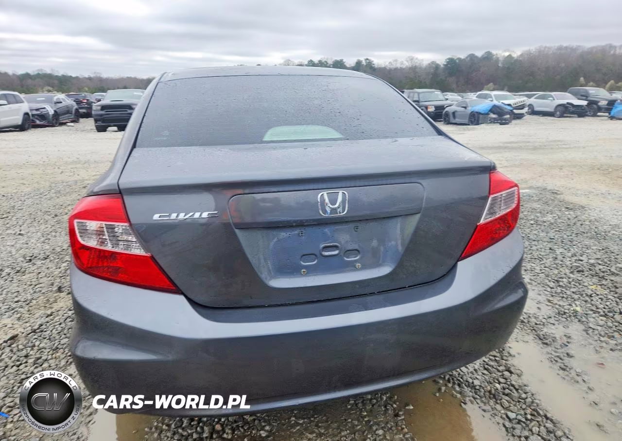 2012 Honda Civic Lx VIN:19XFB2F57CE003539 - 6