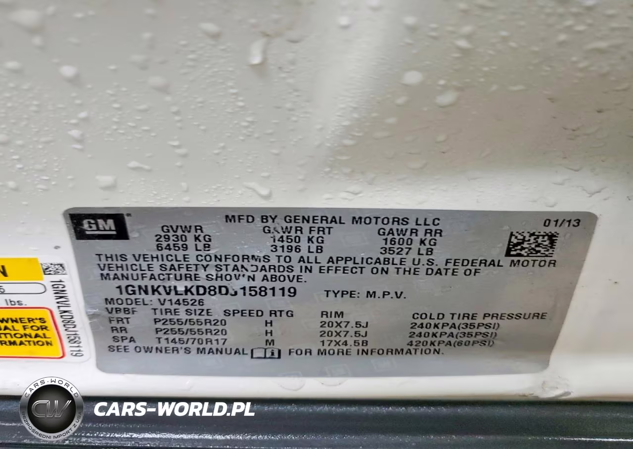 2013 Chevrolet Traverse Ltz VIN:1GNKVLKD8DJ158119 - 13