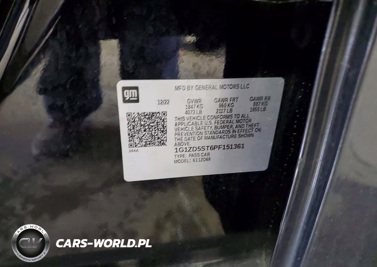 2023 Chevrolet Malibu Lt VIN:1G1ZD5ST6PF151361 - 13