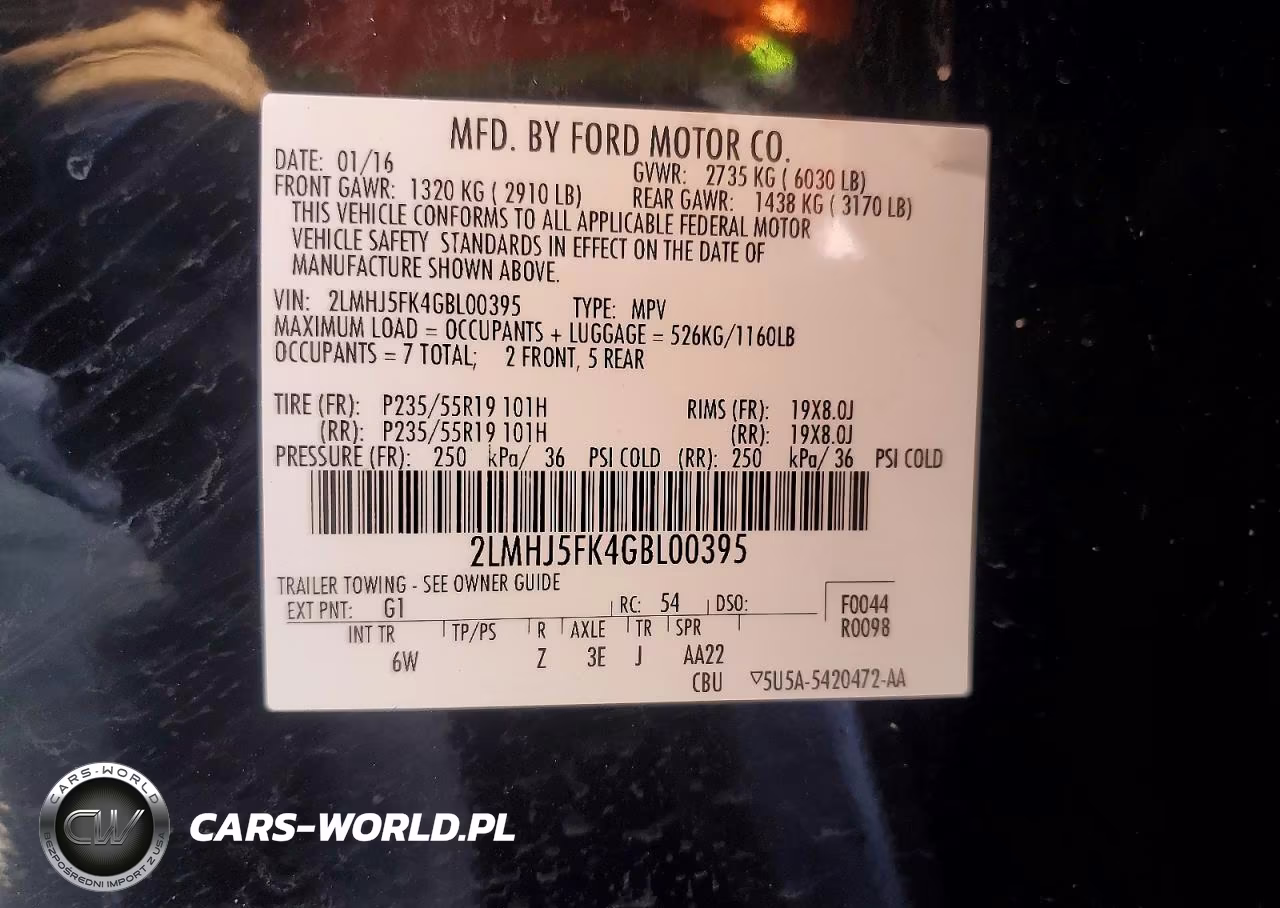 2016 Lincoln Mkt VIN:2LMHJ5FK4GBL00395 - 13