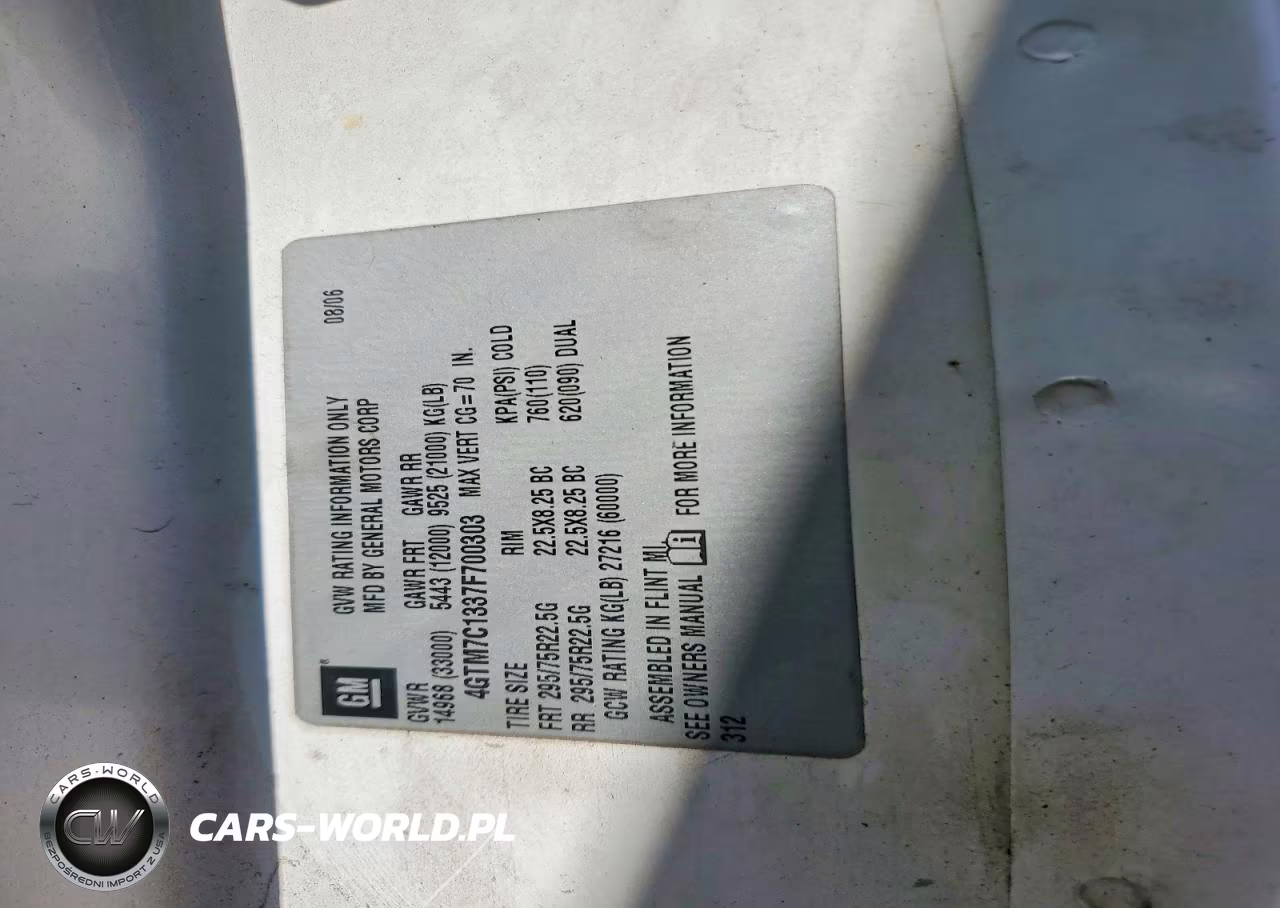 2007 Isuzu Hvr VIN:4GTM7C1337F700303 - 12