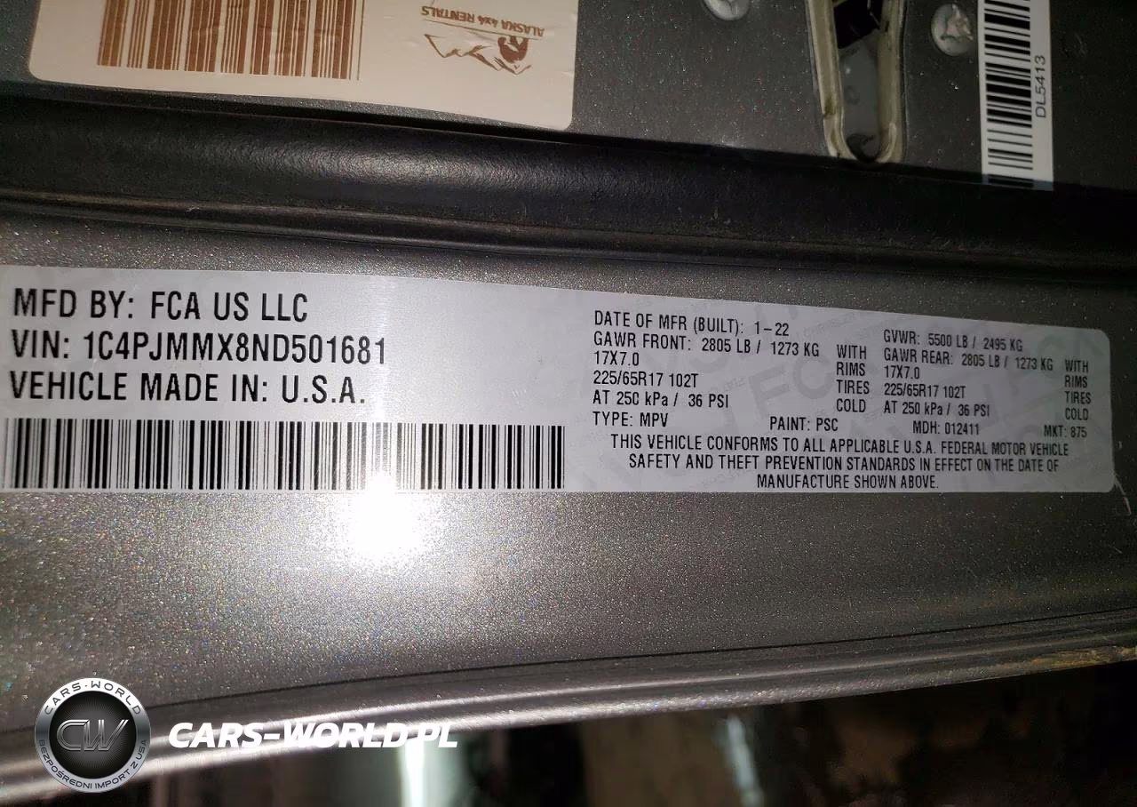 2022 Jeep Cherokee Latitude Lux VIN:1C4PJMMX8ND501681 - 13