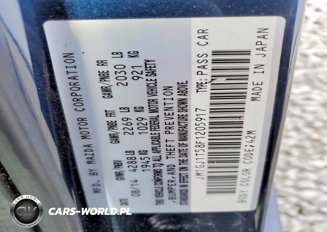 2015 Mazda 6 Touring VIN:JM1GJ1T58F1205917 - 12