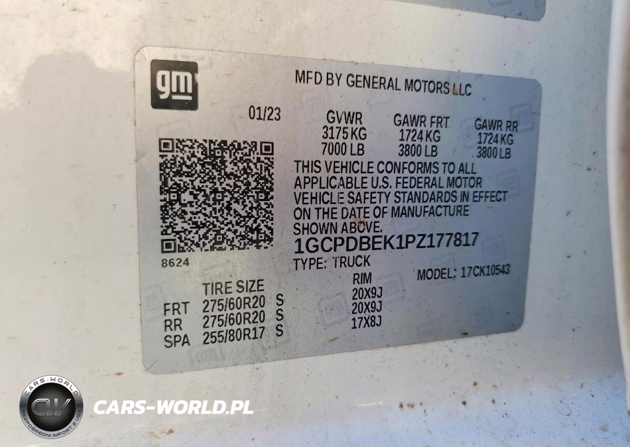 2023 Chevrolet Silverado K1500 Custom VIN:1GCPDBEK1PZ177817 - 12