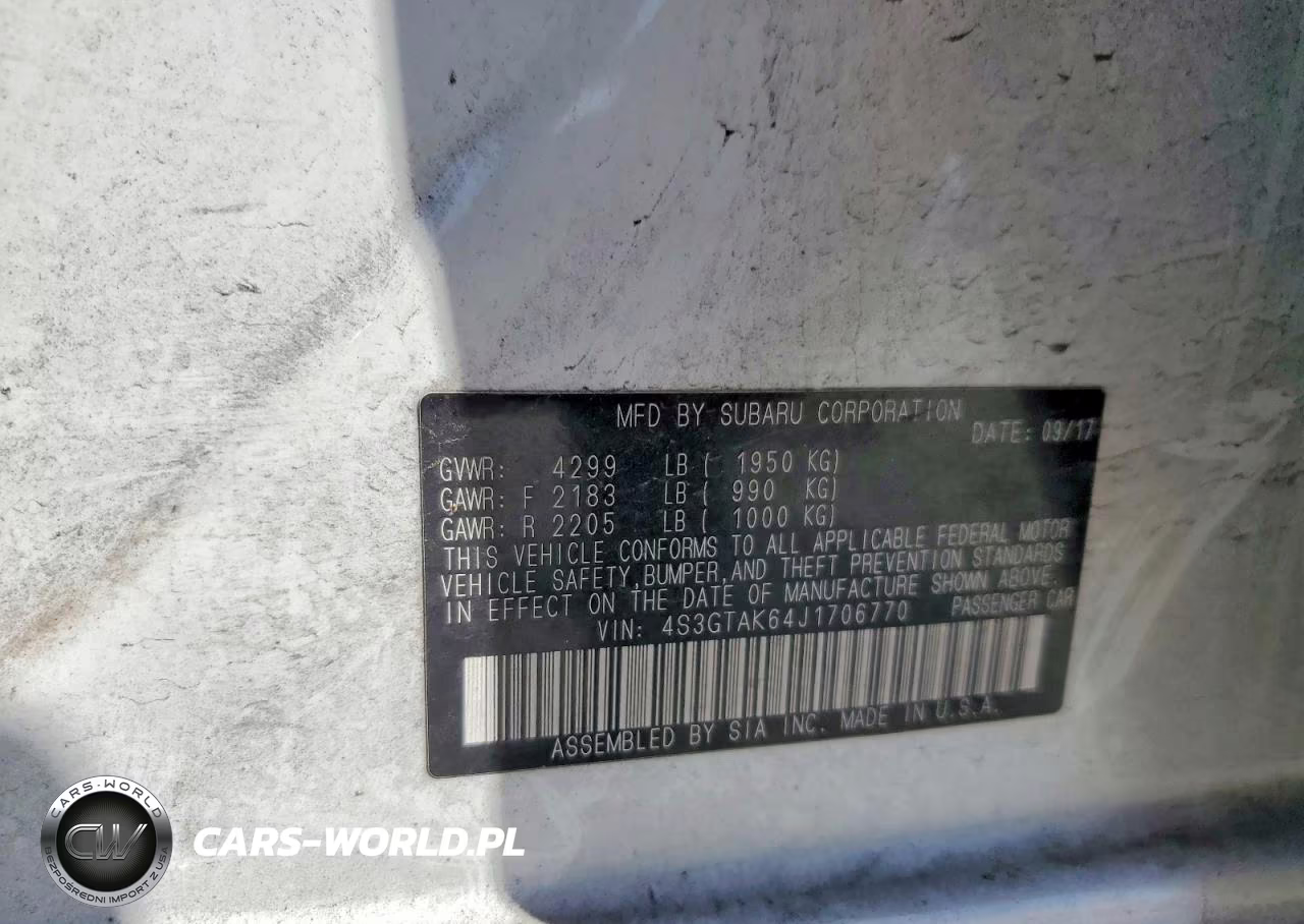 2018 Subaru Impreza Sport VIN:4S3GTAK64J1706770 - 12