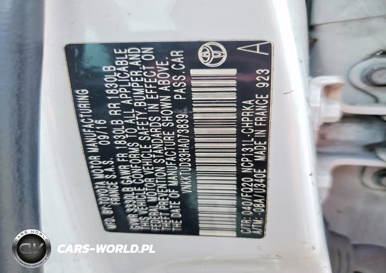 2017 Toyota Yaris 5-Door Le VIN:VNKKTUD33HA073839 - 12