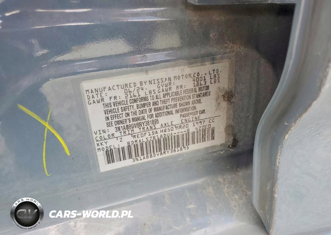 2024 Nissan Sentra Sr VIN:3N1AB8DV8RY381895 - 12