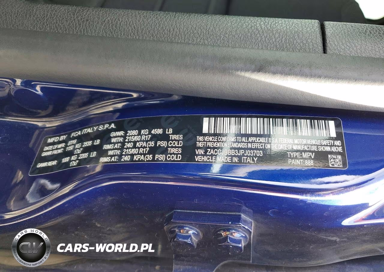 2018 Jeep Renegade Latitude VIN:ZACCJBBB3JPJ03703 - 13