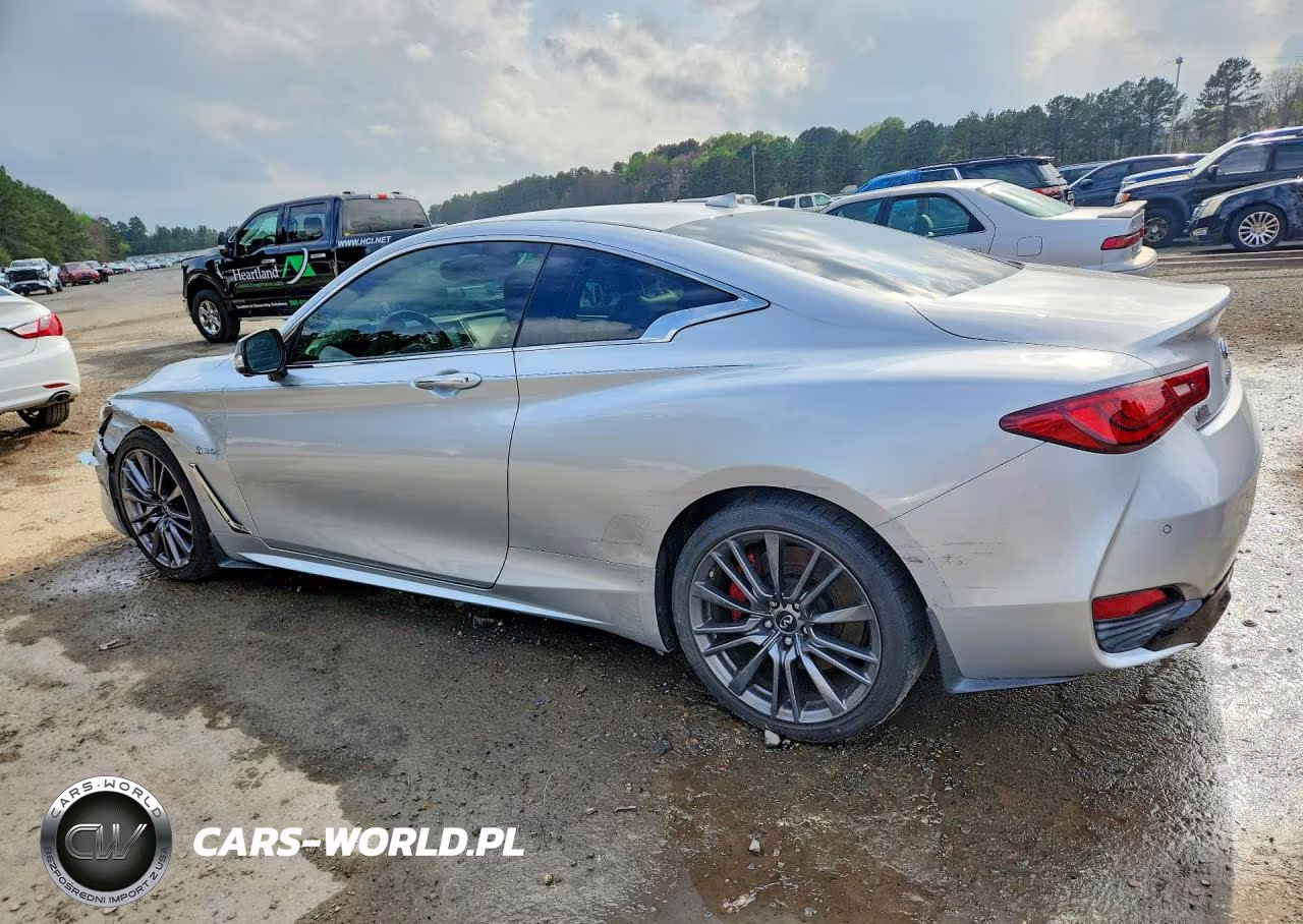 2017 Infiniti Q60 Red Sport 400 VIN:JN1FV7EK1HM610253 - 2