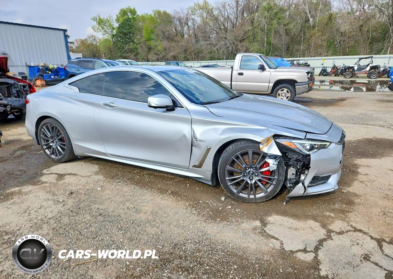 2017 Infiniti Q60 Red Sport 400 VIN:JN1FV7EK1HM610253 - 4