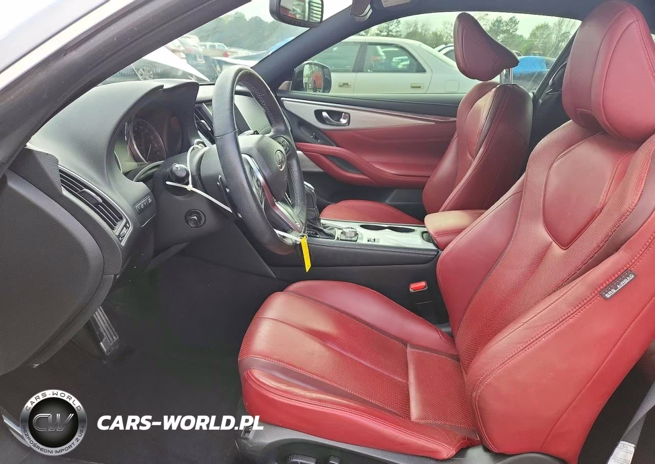 2017 Infiniti Q60 Red Sport 400 VIN:JN1FV7EK1HM610253 - 7