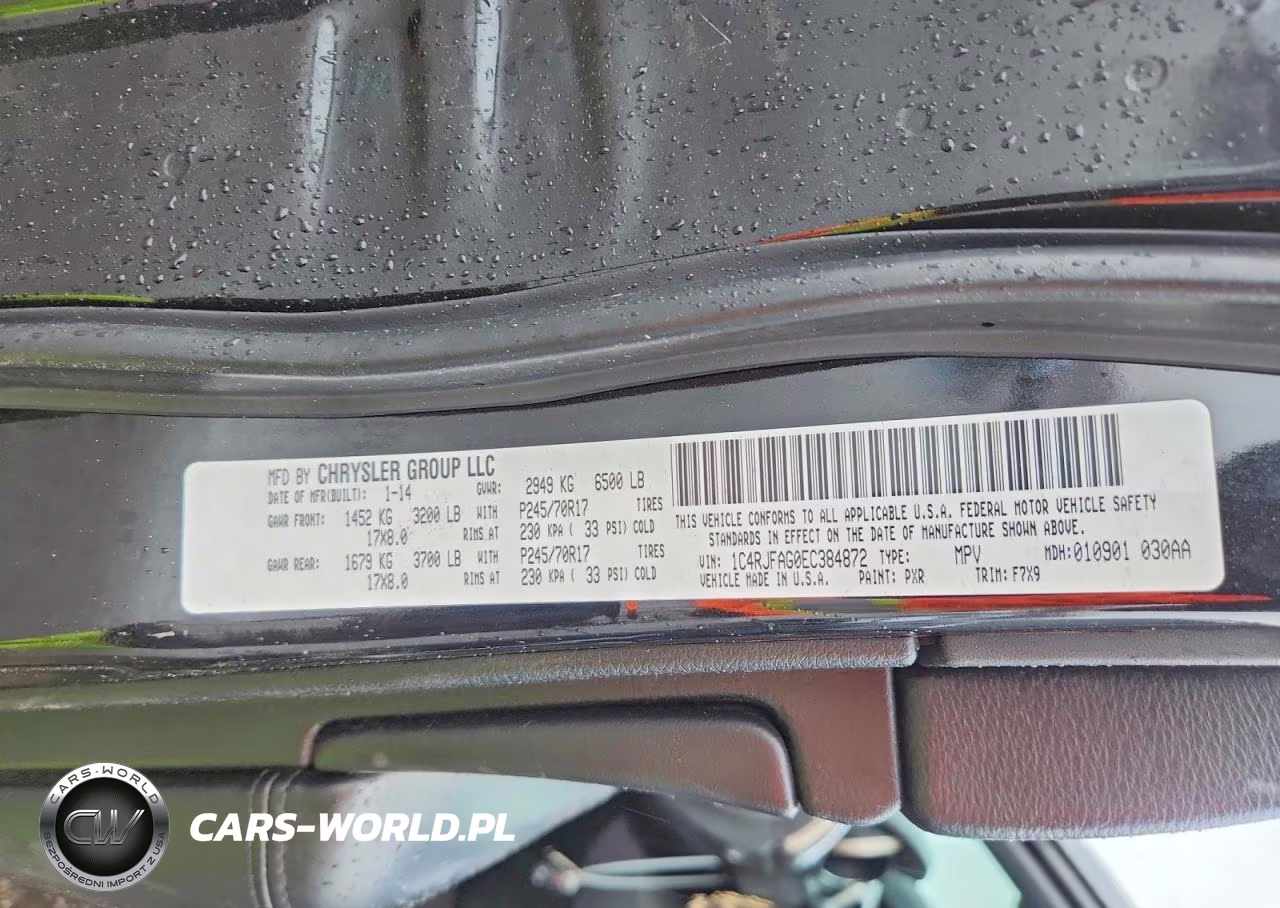2014 Jeep Grand Cherokee Laredo VIN:1C4RJFAG0EC384872 - 13