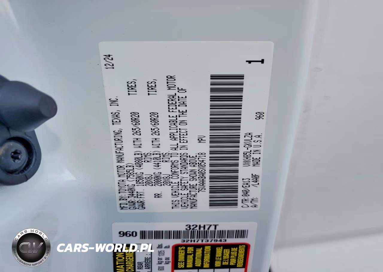 2025 Toyota Sequoia Limited VIN:7SVAAABA0SX054718 - 14