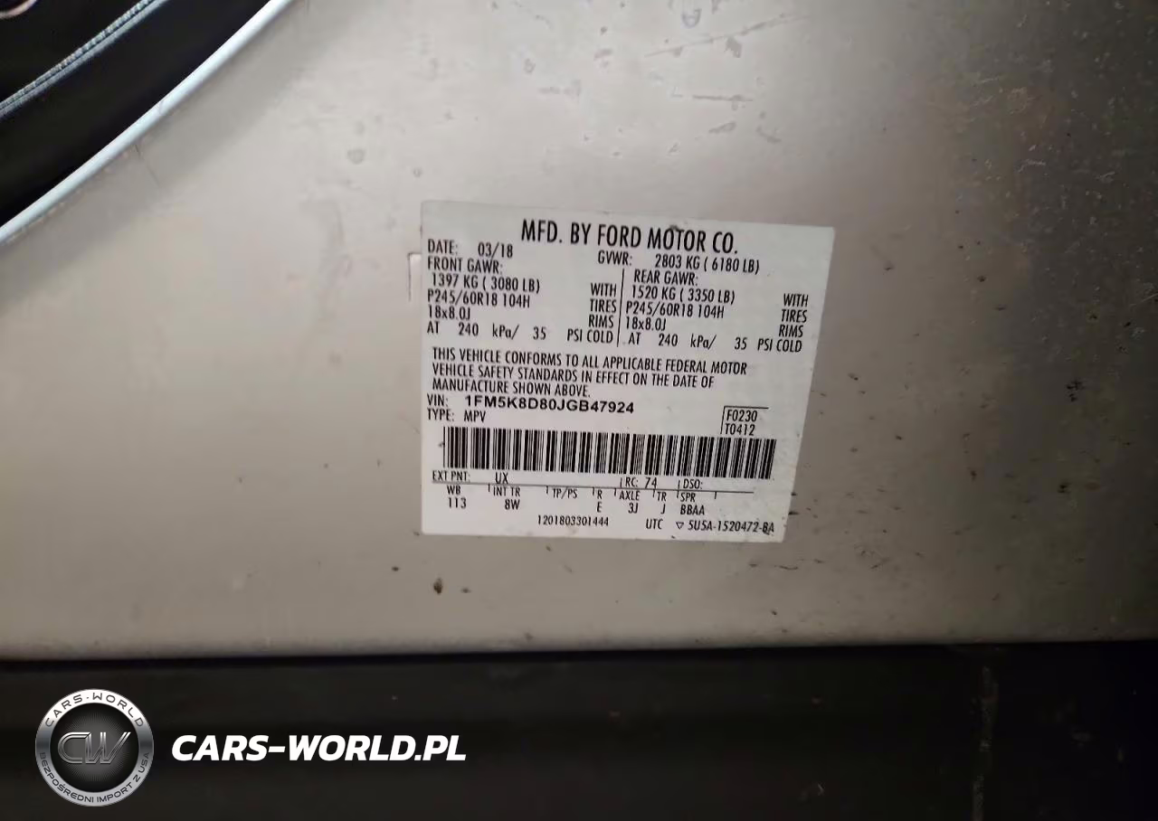 2018 Ford Explorer VIN:1FM5K8D80JGB47924 - 13