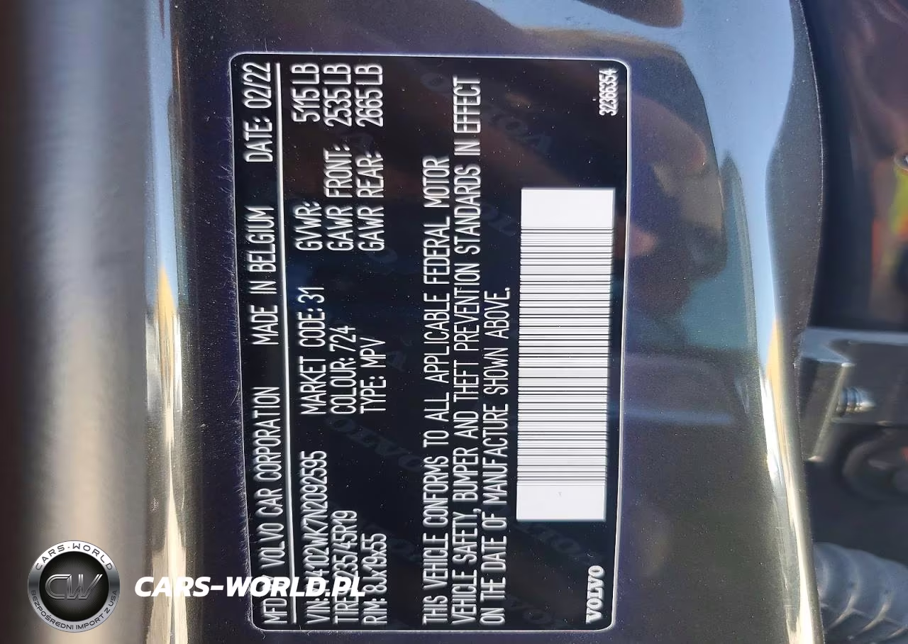 2022 Volvo V60 Cross Country T5 Momentum VIN:YV4102WK7N2092595 - 12