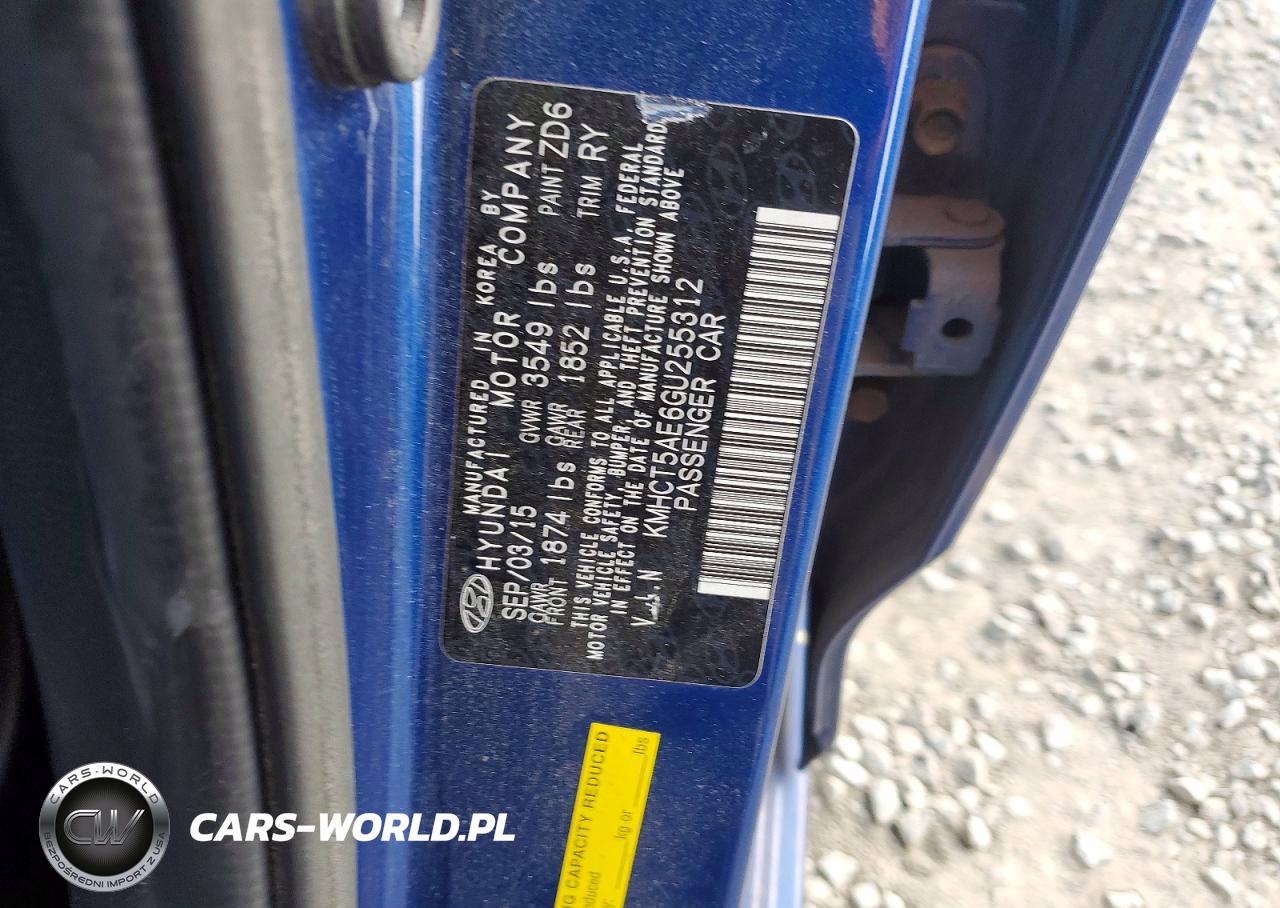 2016 Hyundai Accent Se VIN:KMHCT5AE6GU255312 - 12