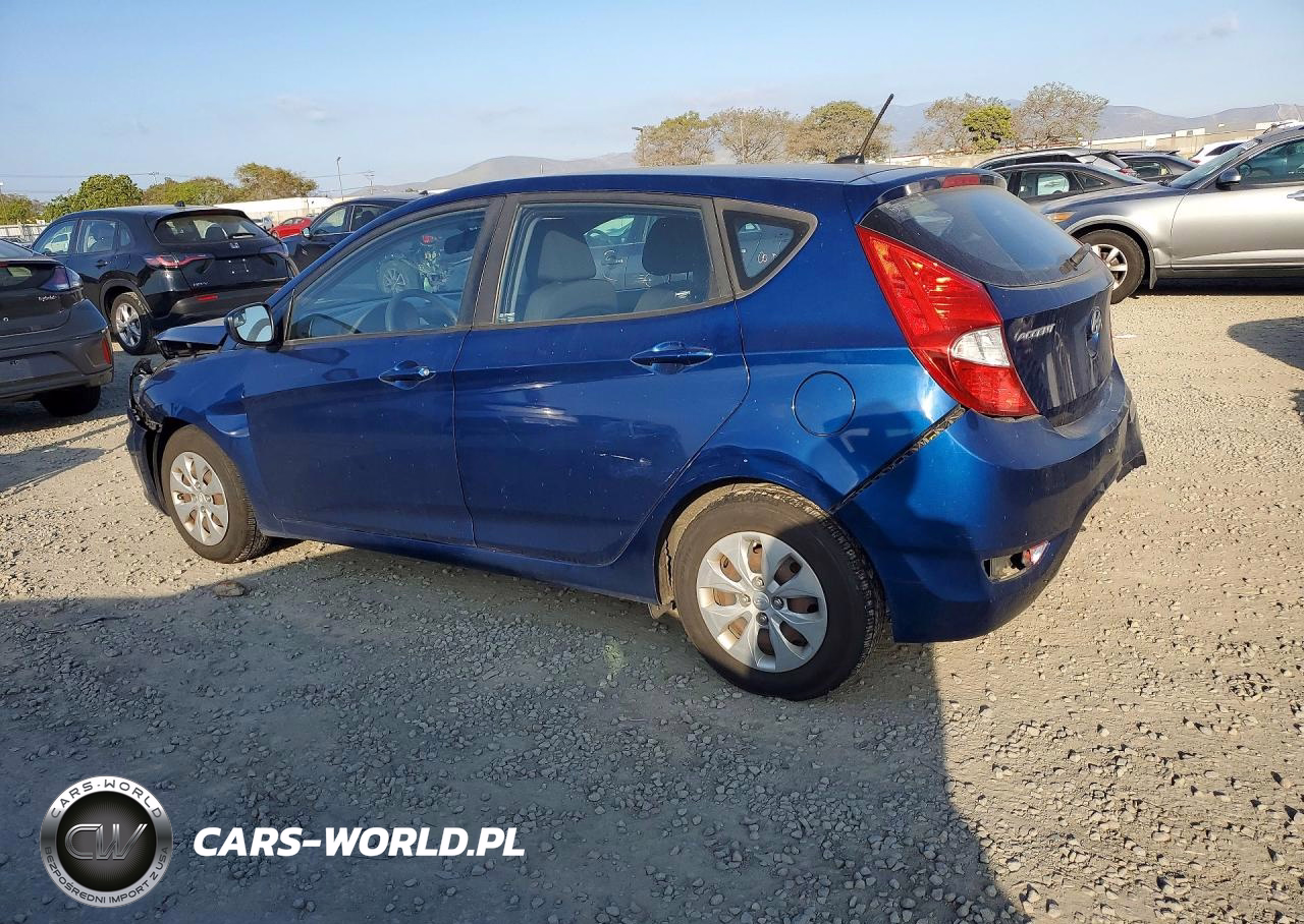 2016 Hyundai Accent Se VIN:KMHCT5AE6GU255312 - 2