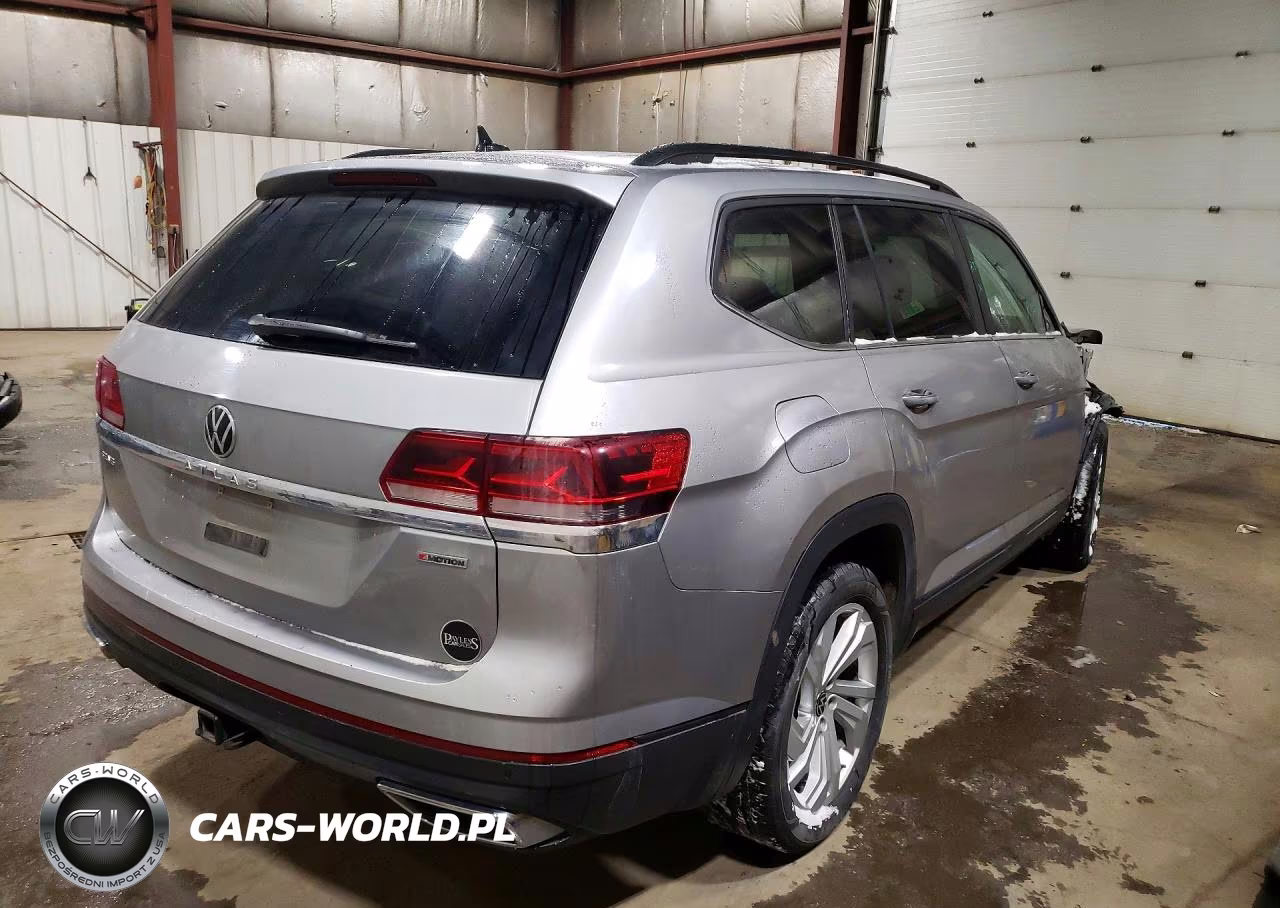 2021 Volkswagen Atlas Se VIN:1V2HR2CA9MC569697 - 3