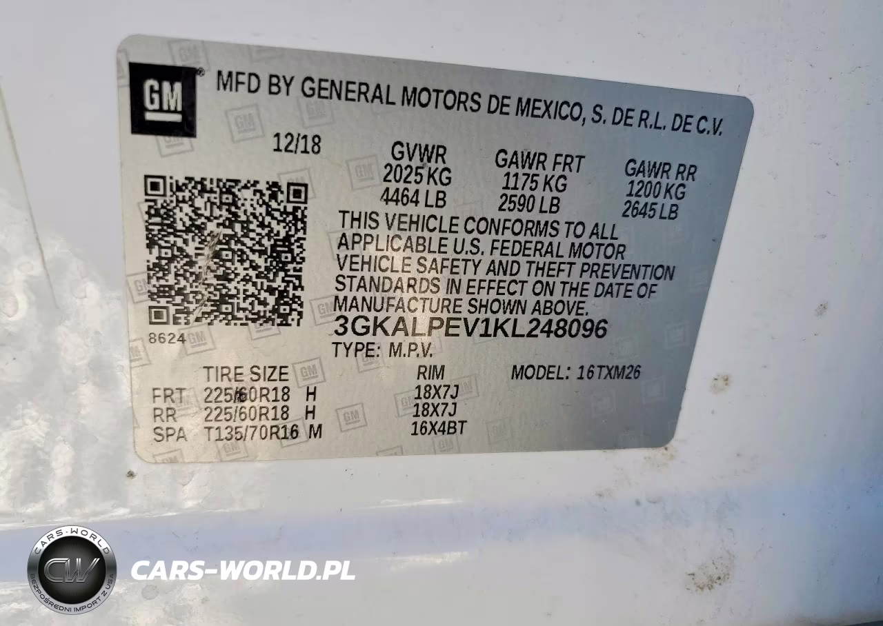 2019 GMC Terrain Slt VIN:3GKALPEV1KL248096 - 12