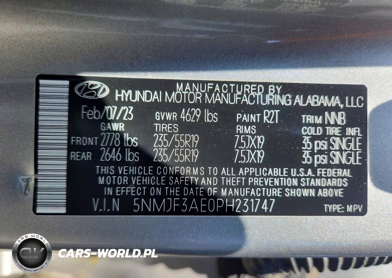 2023 Hyundai Tucson Sel VIN:5NMJF3AE0PH231747 - 13