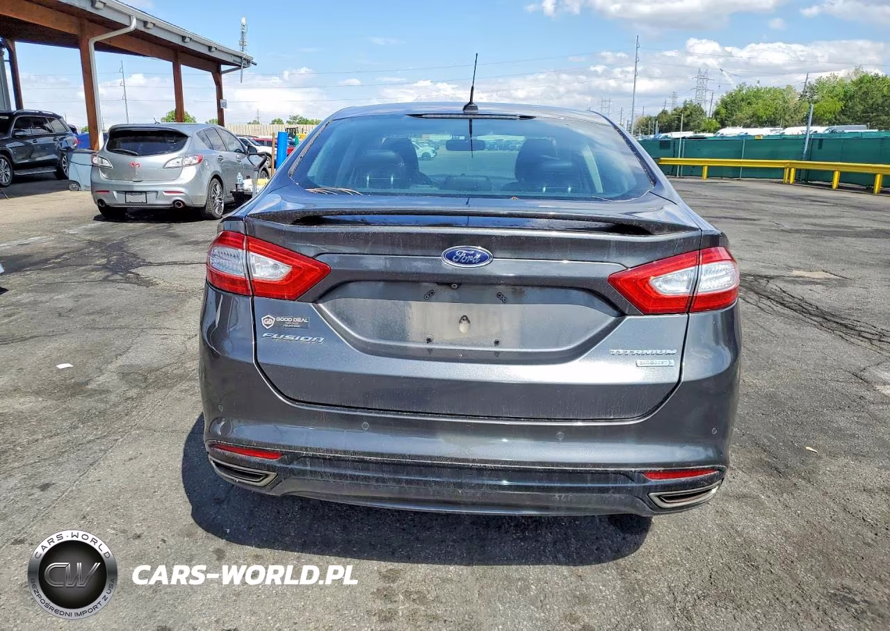 2016 Ford Fusion Titanium VIN:3FA6P0K90GR118955 - 6