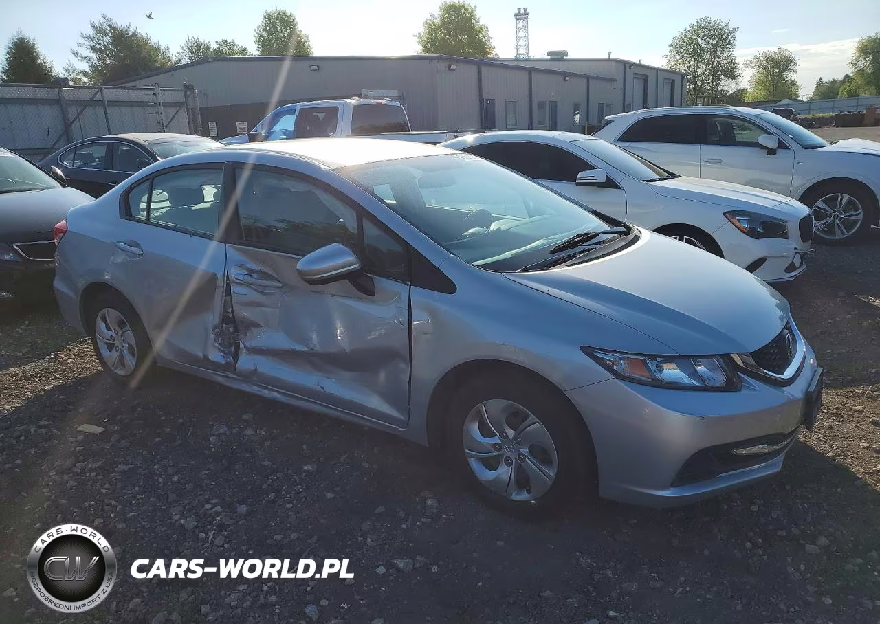 2014 Honda Civic Lx VIN:2HGFB2F55EH509167 - 4
