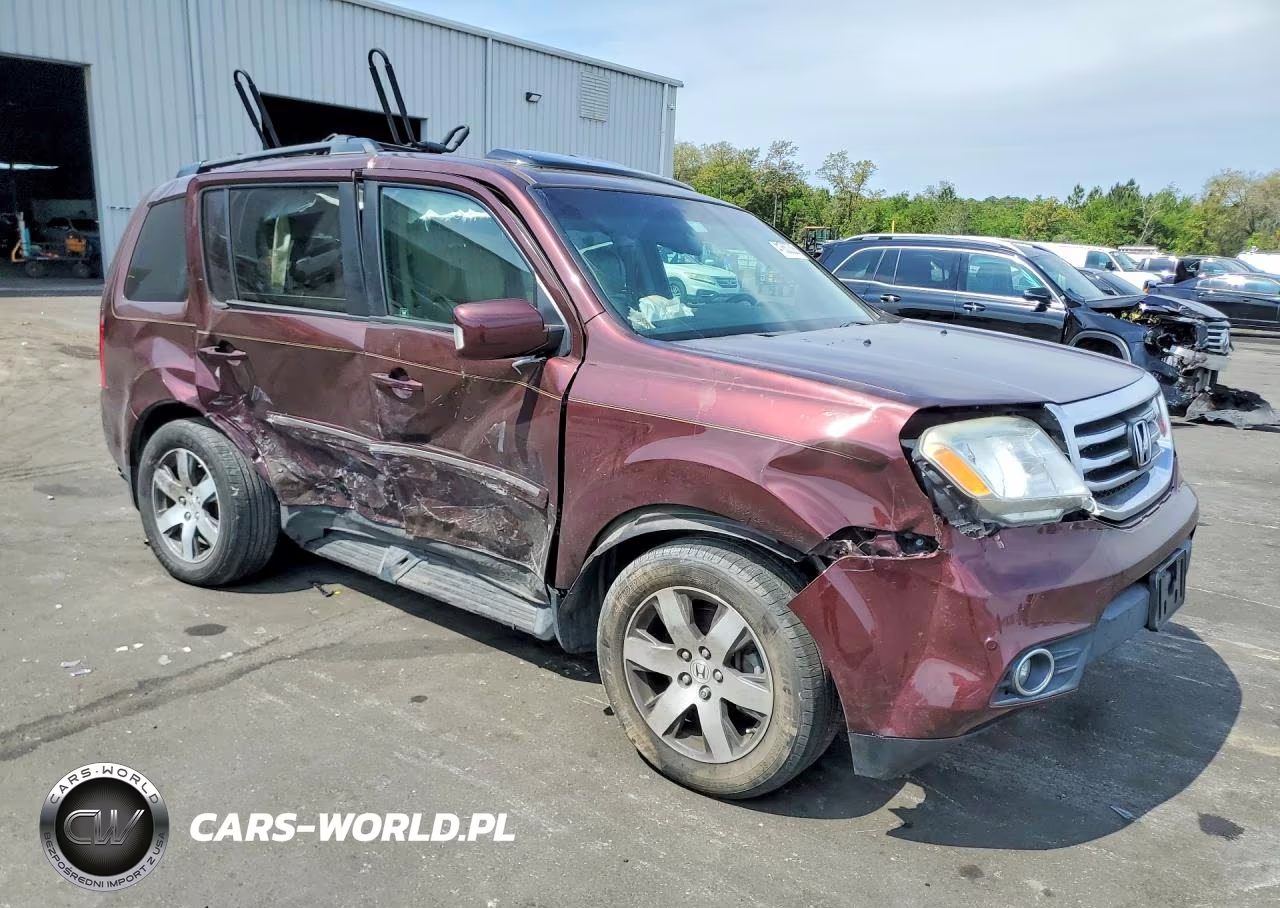 2012 Honda Pilot Touring VIN:5FNYF3H99CB040508 - 4