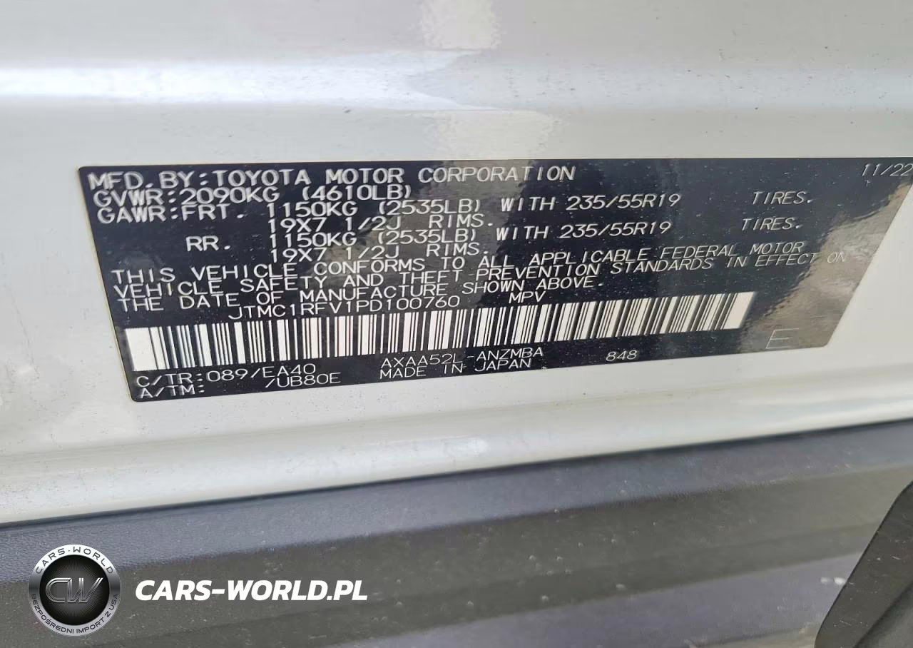 2023 Toyota Rav4 Xle Premium VIN:JTMC1RFV1PD100760 - 13
