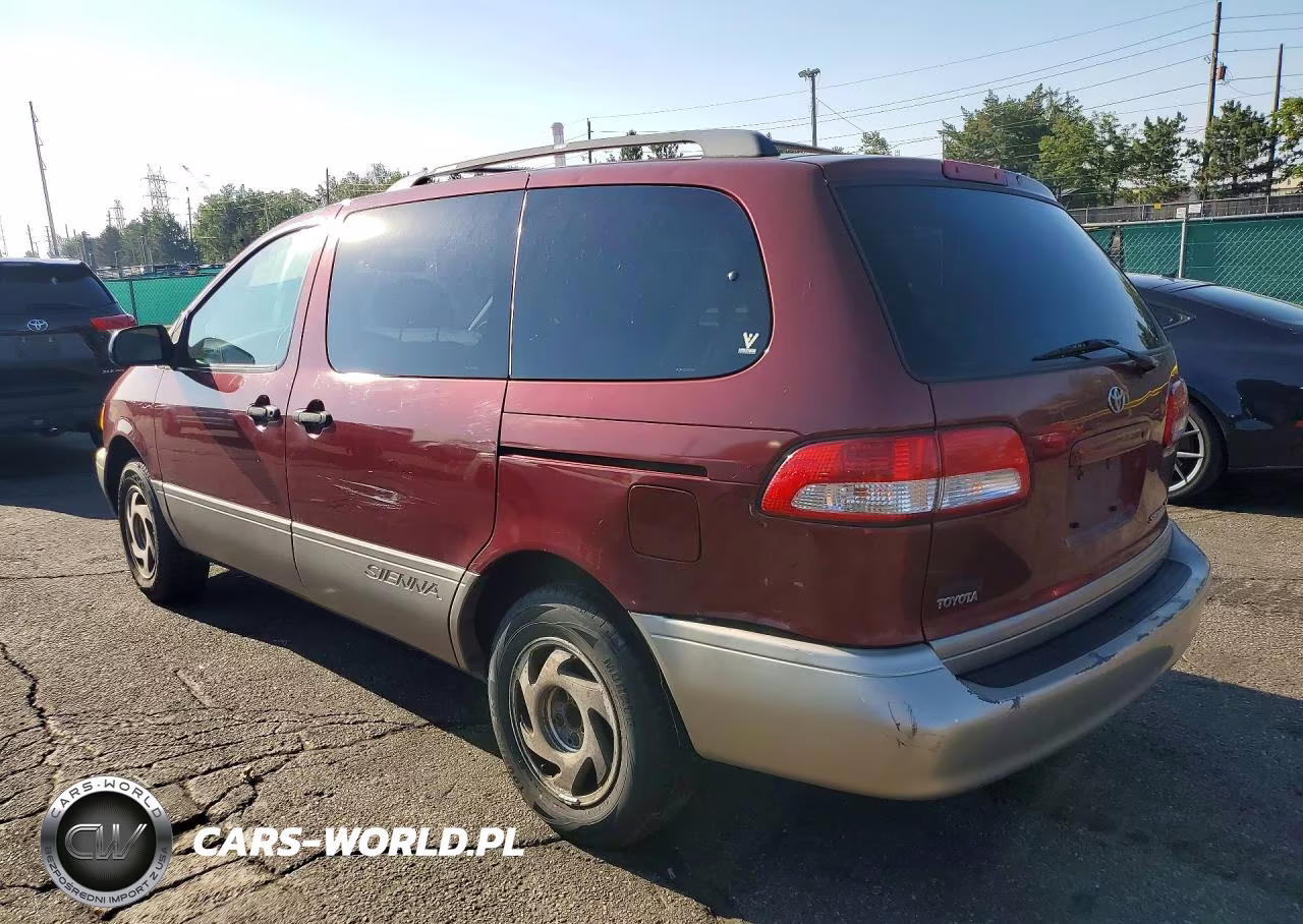 2001 Toyota Sienna Xle VIN:4T3ZF13C11U401524 - 2