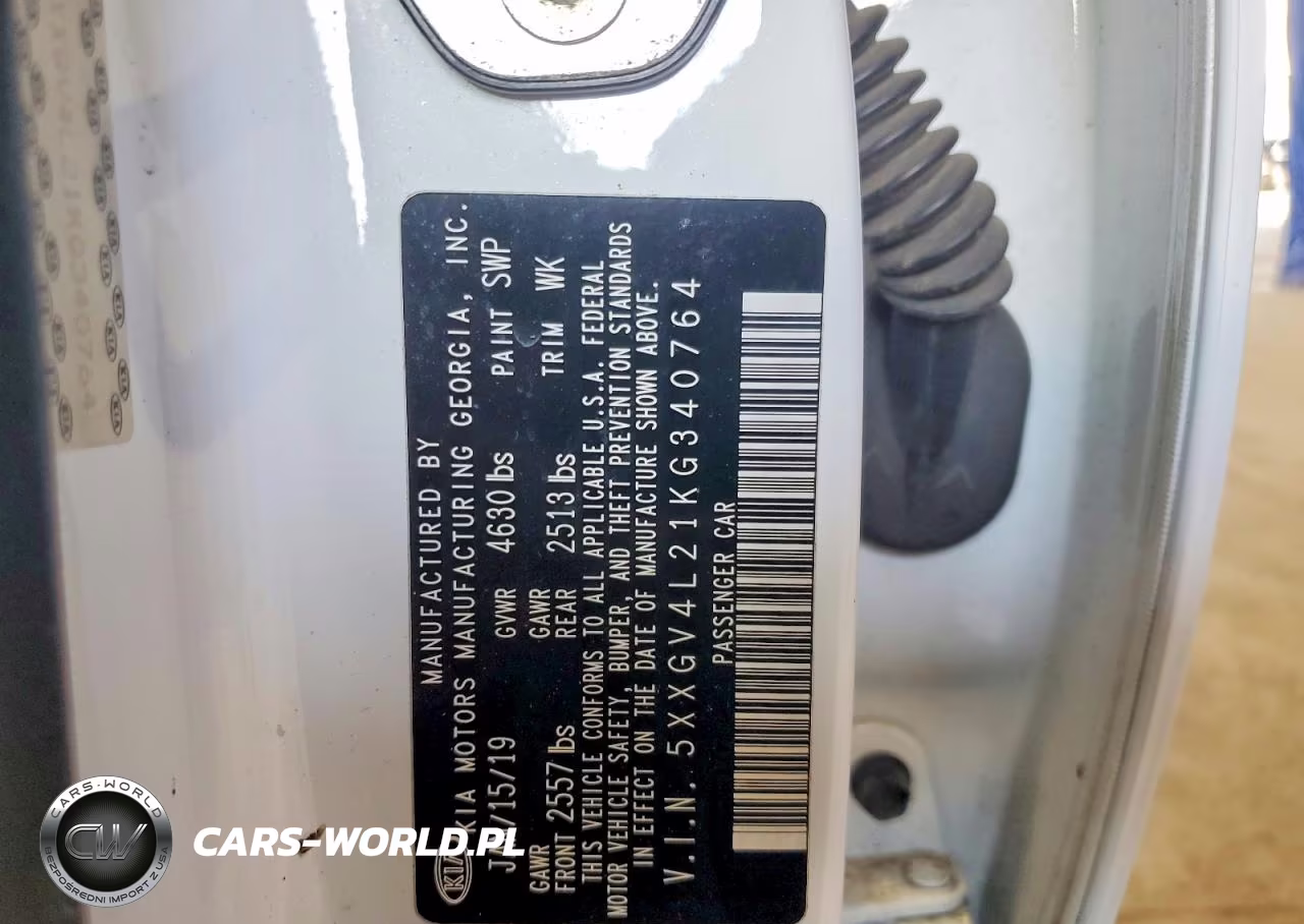 2019 Kia Optima Sxl VIN:5XXGV4L21KG340764 - 12