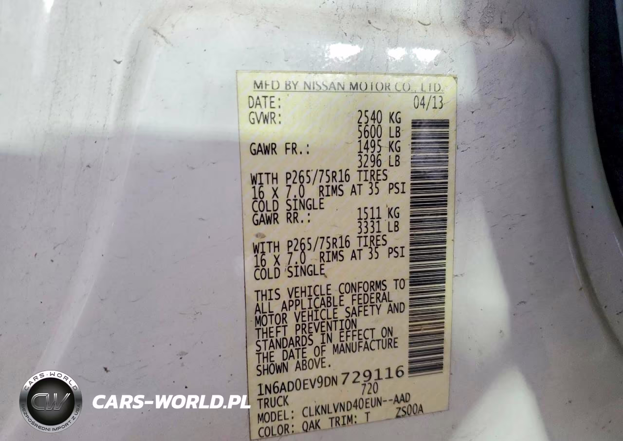 2013 Nissan Frntr Prox VIN:1N6AD0EV9DN729116 - 12
