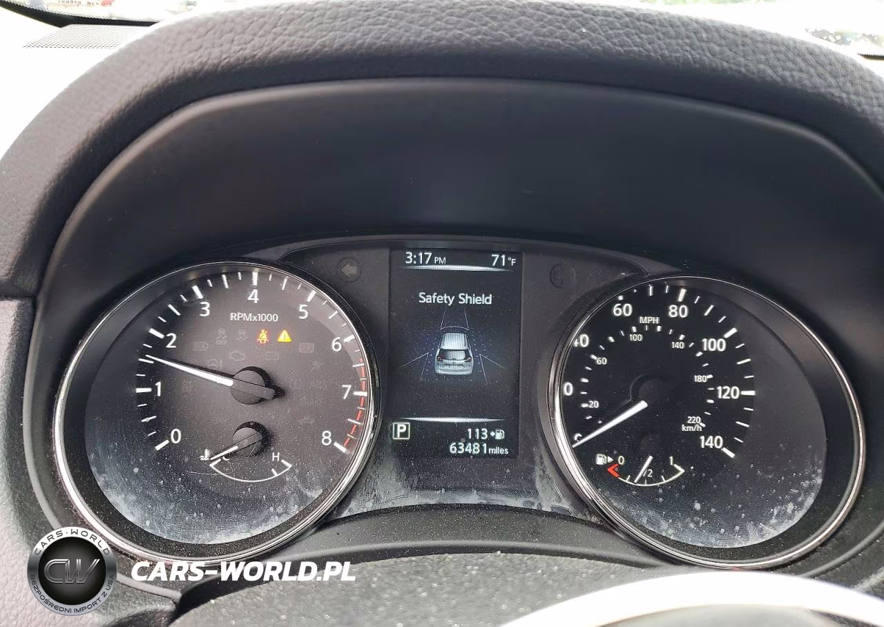 2017 Nissan Rogue Sv VIN:KNMAT2MV7HP574367 - 9