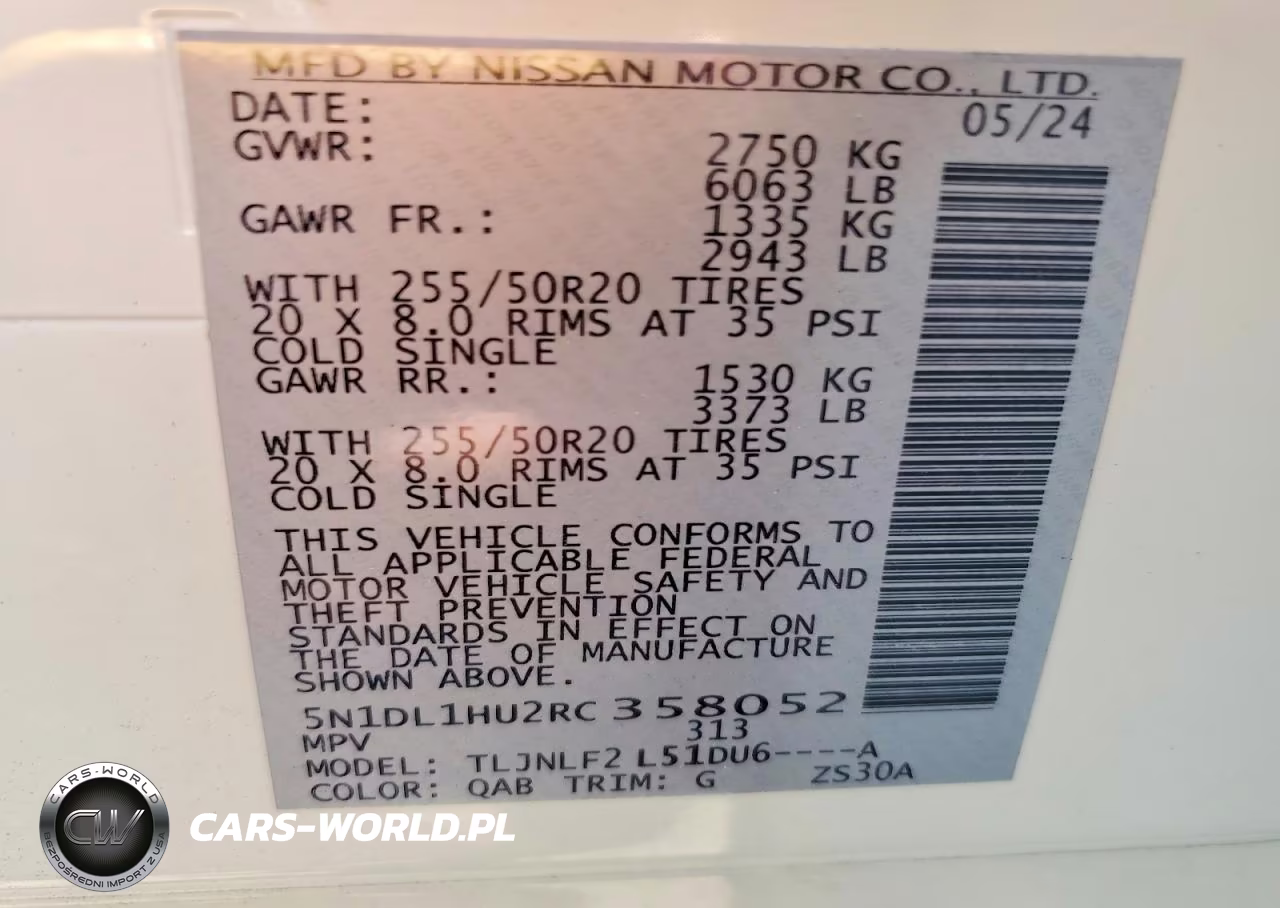 2024 Infiniti Qx60 Autograph VIN:5N1DL1HU2RC358052 - 13