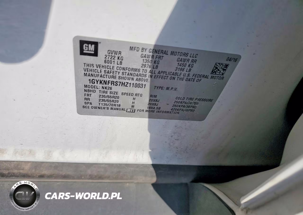 2017 Cadillac Xt5 Platinum VIN:1GYKNFRS7HZ110031 - 12