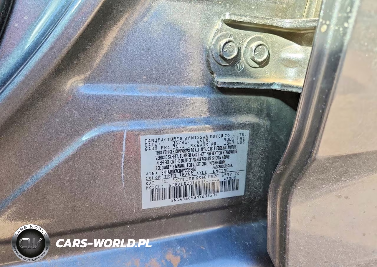 2021 Nissan Sentra Sv VIN:3N1AB8CV3MY233504 - 12