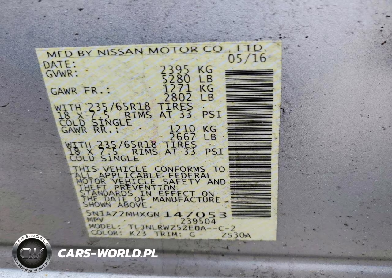 2016 Nissan Murano Sl VIN:5N1AZ2MHXGN147053 - 13