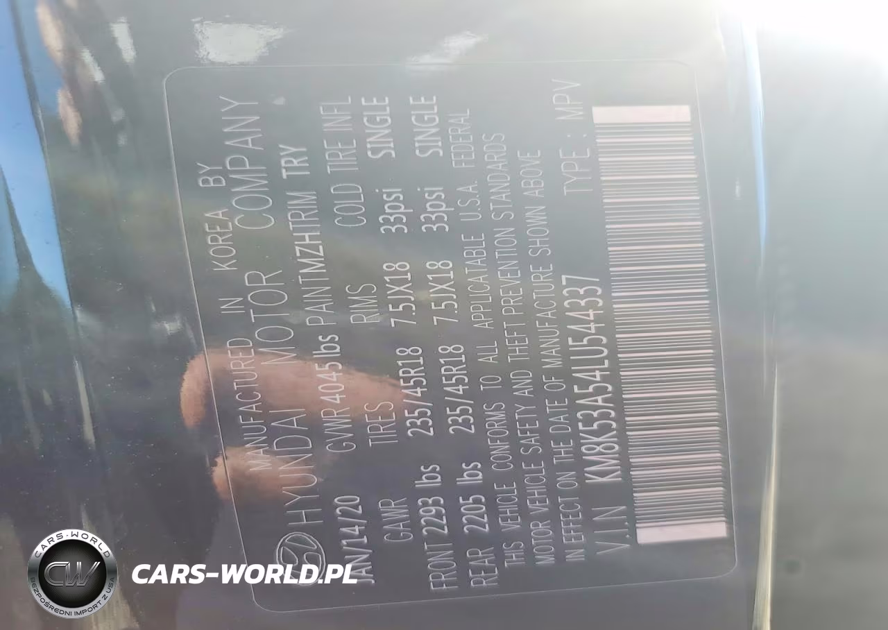 2020 Hyundai Kona Ultimate VIN:KM8K53A54LU544337 - 13