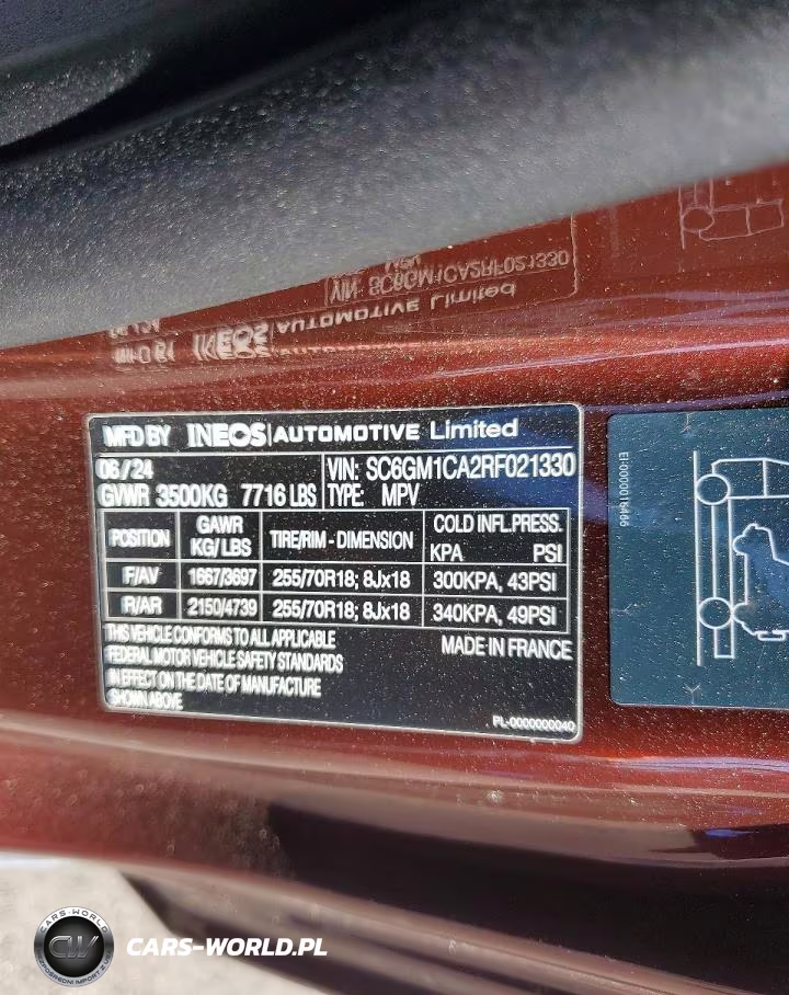 2024 Ineos Automotive Limited Grenadier VIN:SC6GM1CA2RF021330 - 13