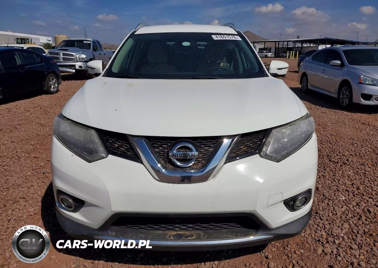 2016 Nissan Rogue Sv VIN:KNMAT2MT6GP621613 - 5